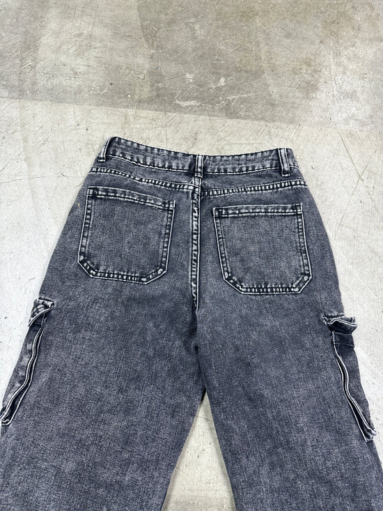 Wmns Denim Triple Cargo Pants Sz 28x29