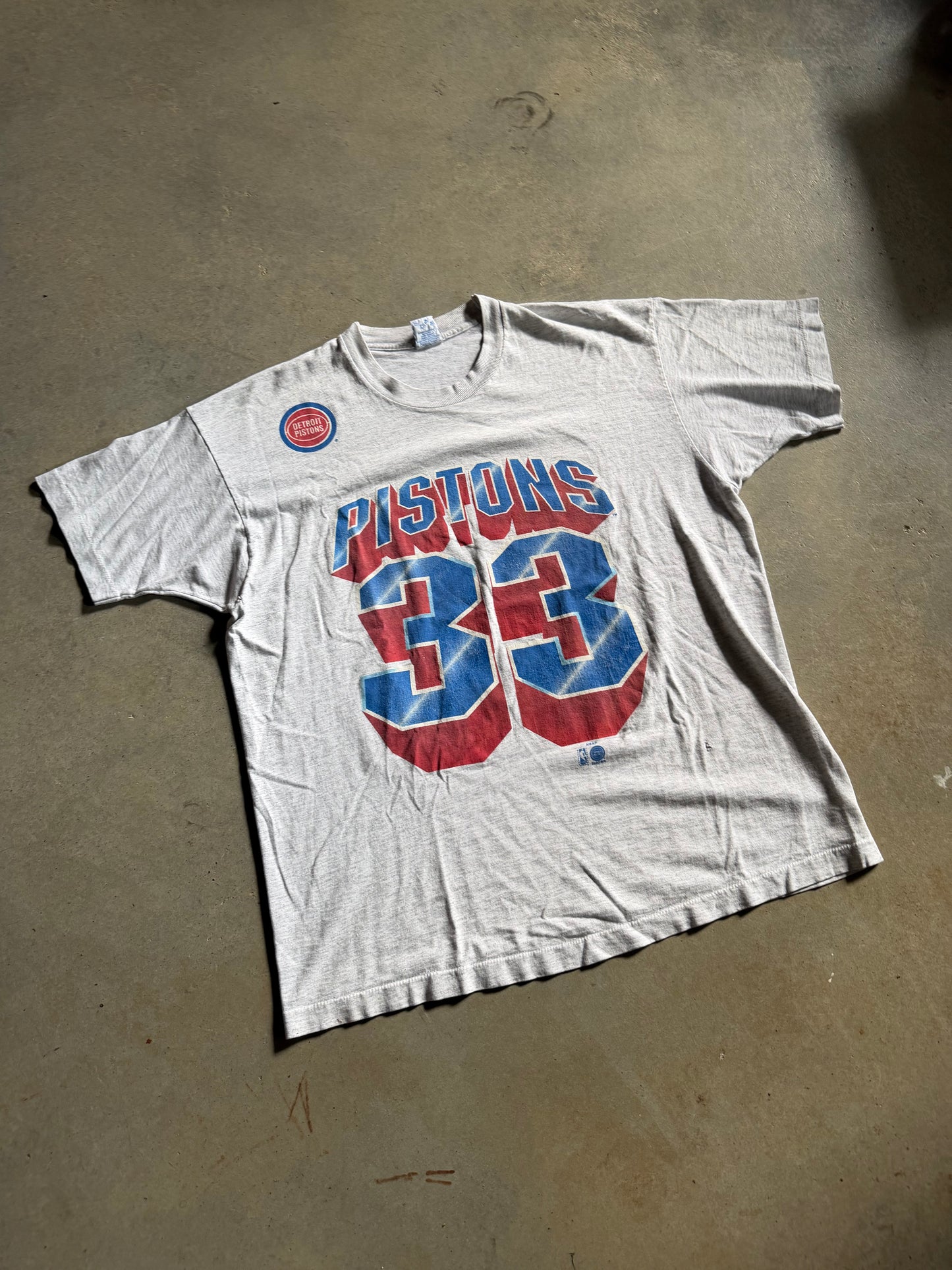 VTG Detroit Pistons Grant Hill Salem Tee Sz XL