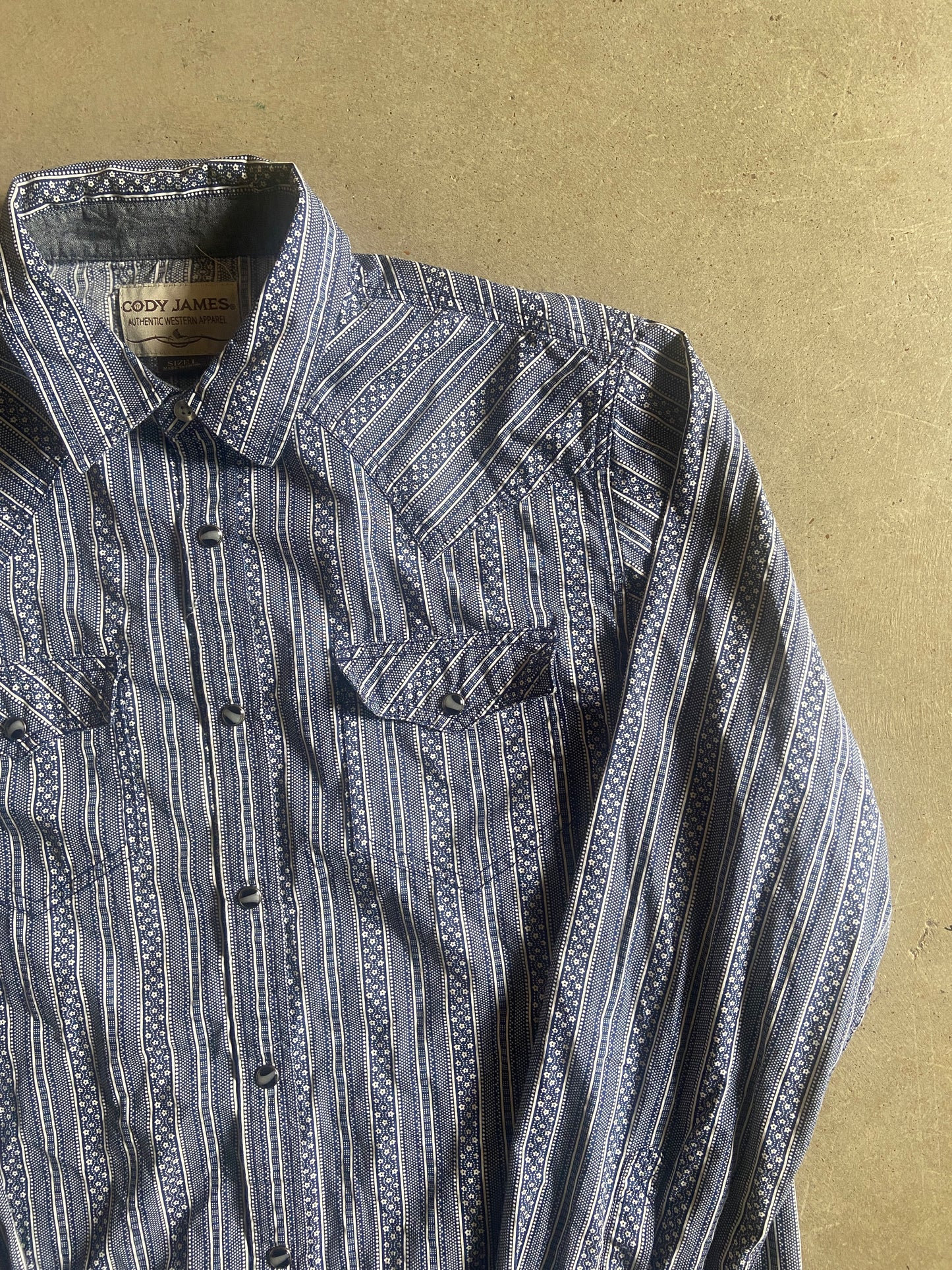 Cody James Western Button Up Shirt Sz L