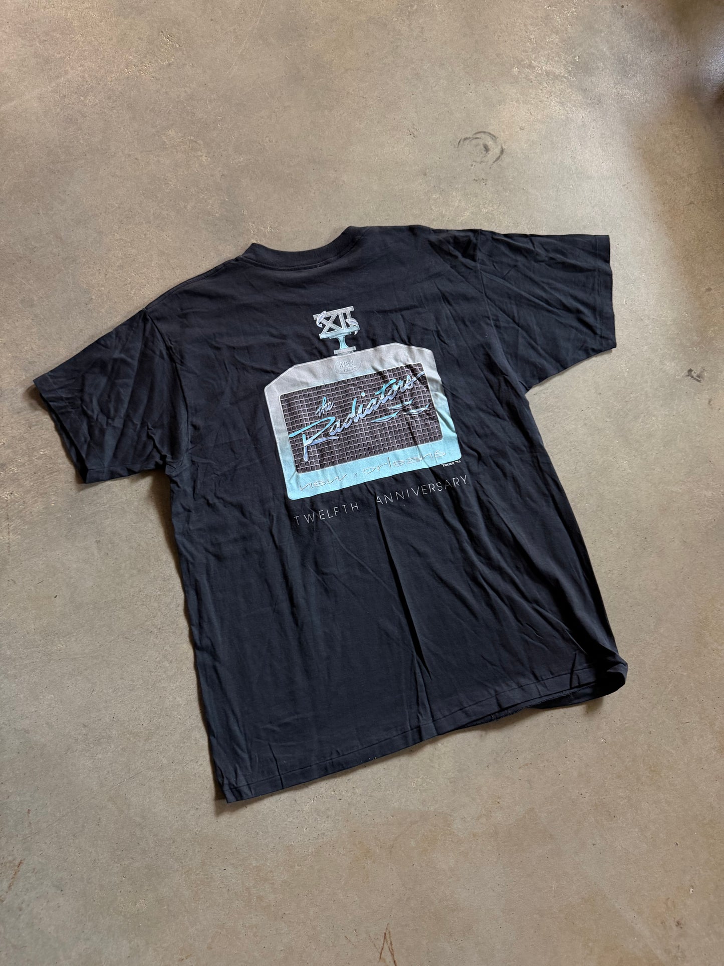 VTG The Radiators Anniversary Tee Sz XL