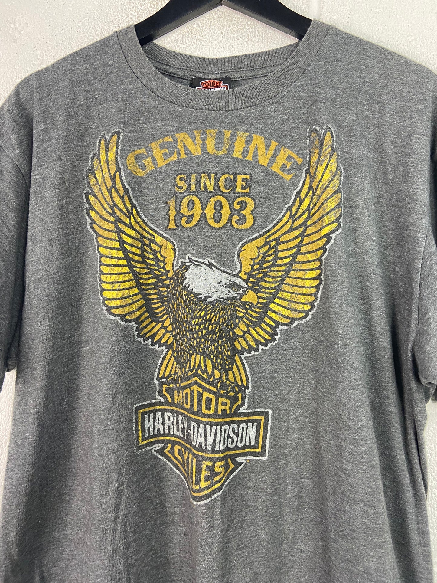 Y2K Harley Davidson Eagle Crest T-Shirt Sz XL