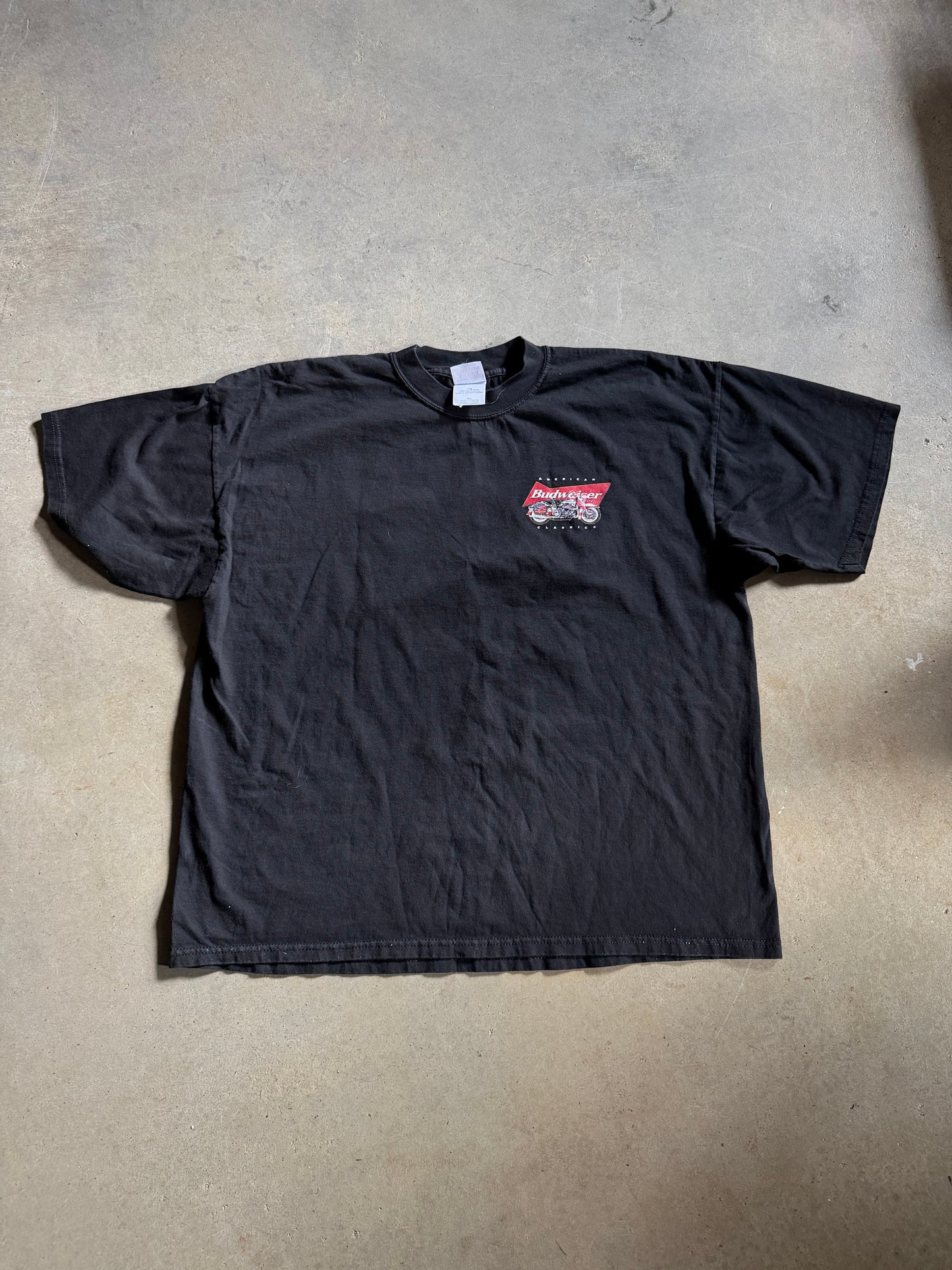 VTG Budweiser King Of Beers Motorcycle Tee Sz 2XL