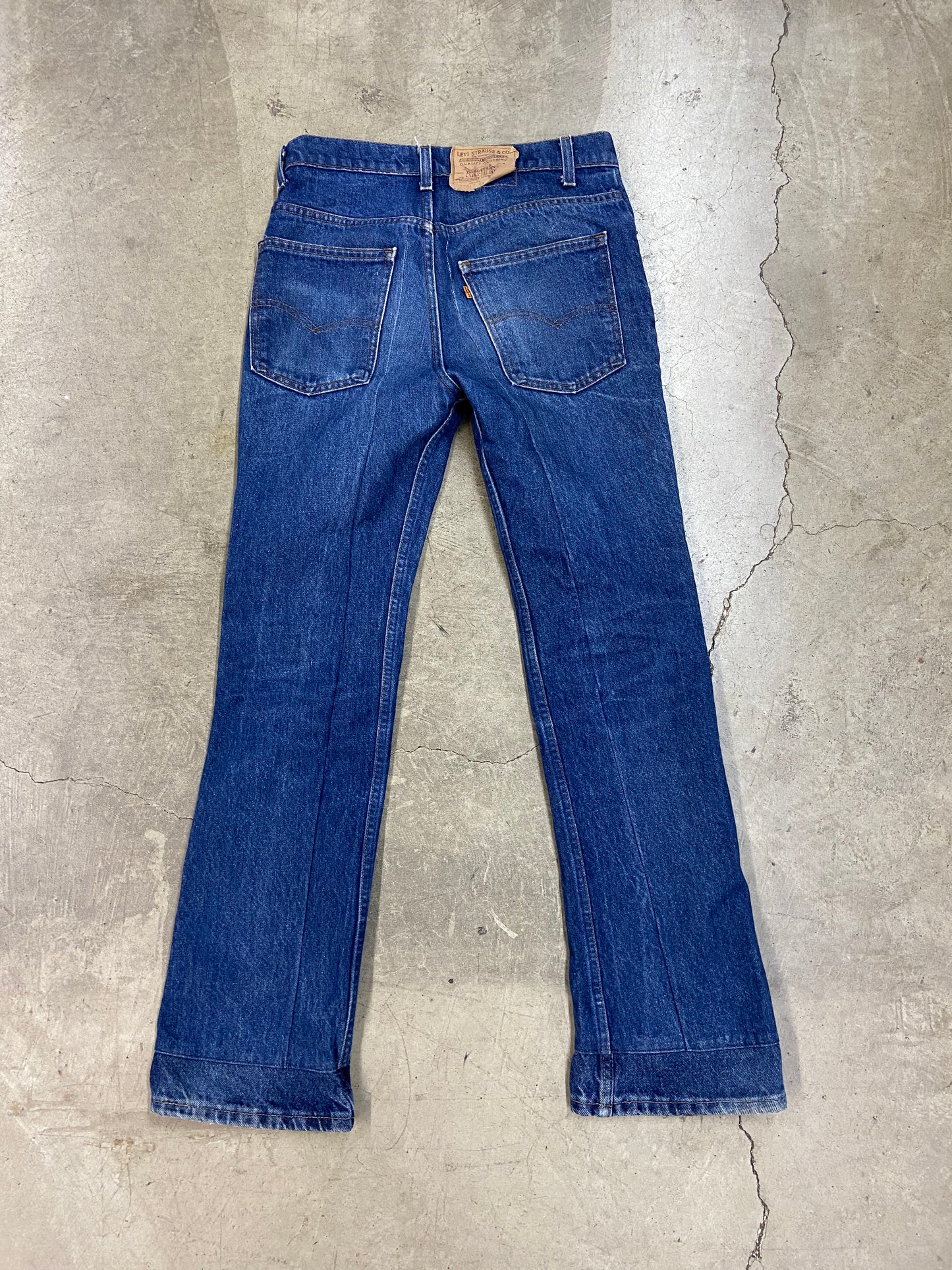 VTG Levis 517 Orange tab Flare Denim Sz 32x32