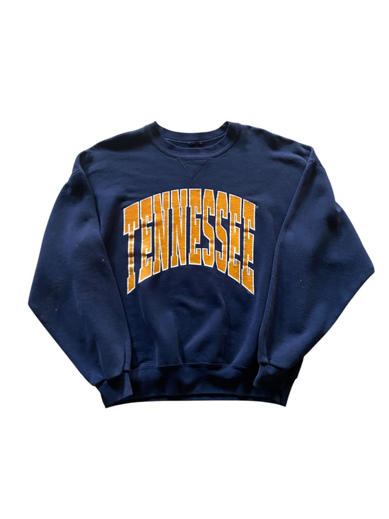 VTG Tennessee Vols Spellout Crewneck Sz L