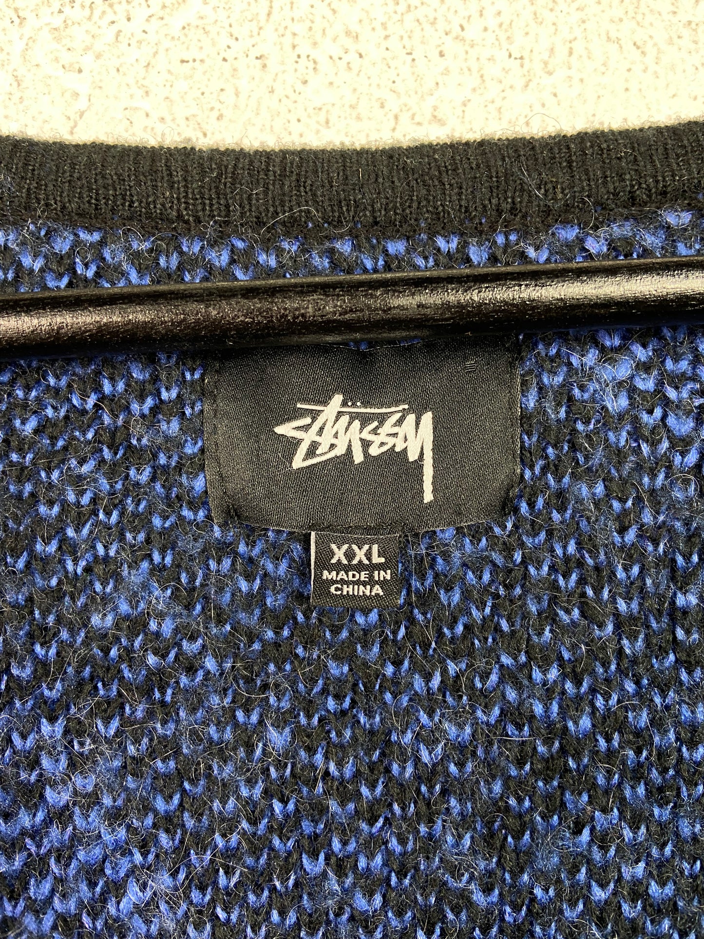 Stüssy  Mohair Mask Cardigan Sz XXL