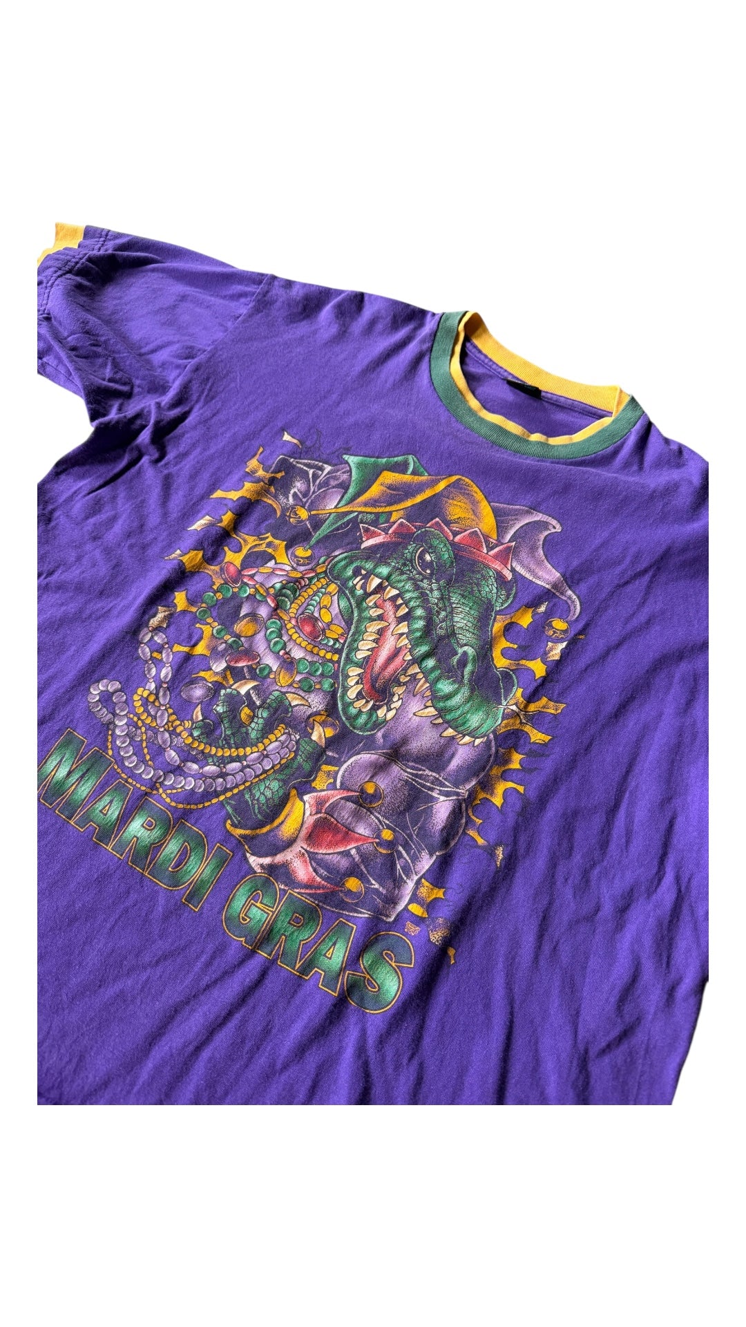 VTG Mardi Gras Gator Tee Sz XL
