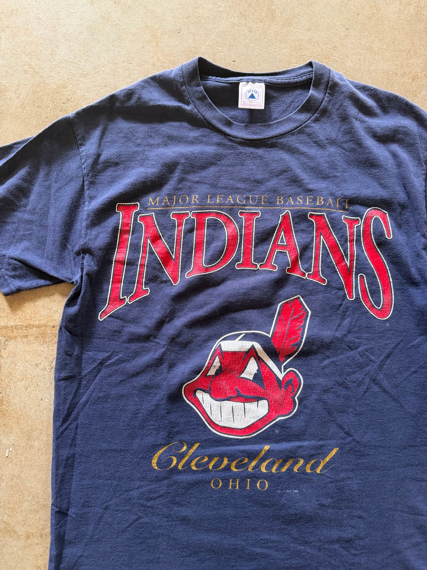 VTG Cleveland Indians Tee Sz M