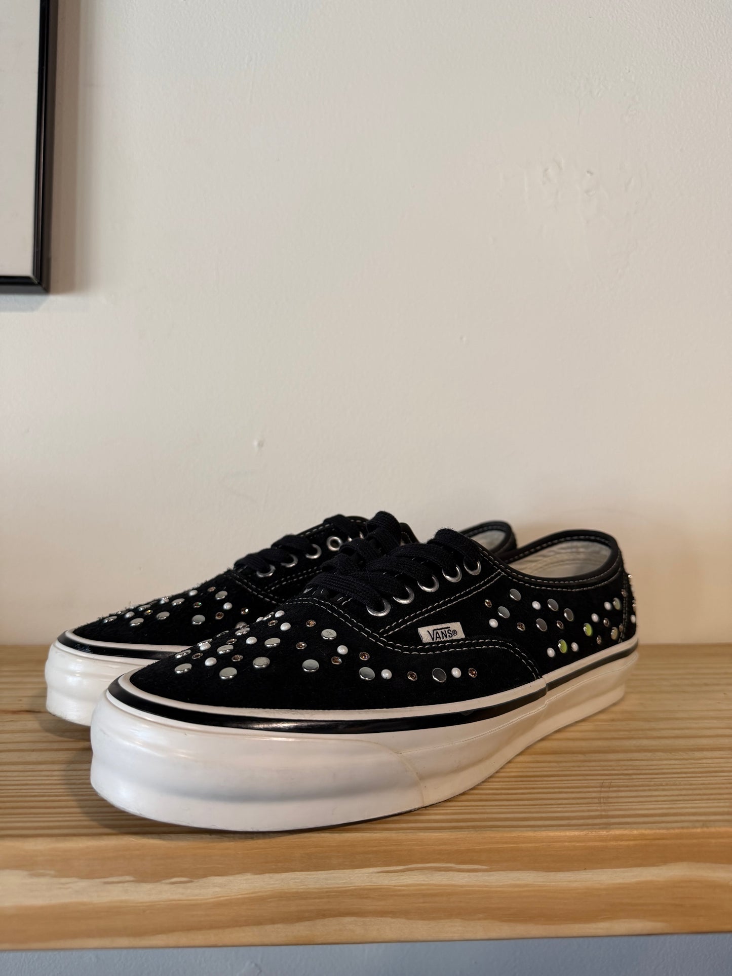 Preowned Vans Nocturnal Crystal Shoes Size 10.5M/12W