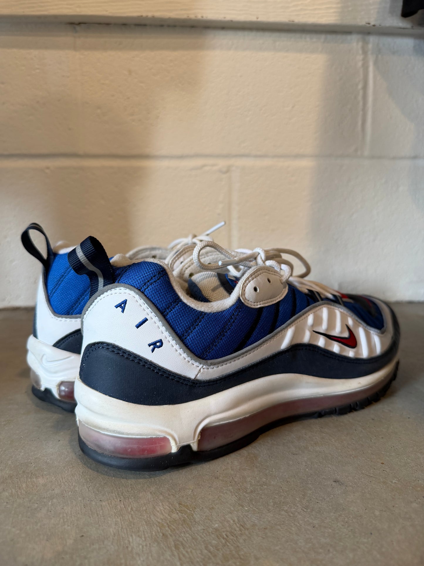 Preowned Nike Air Max 98 Gundam (2018) Sz 11.5M/13W