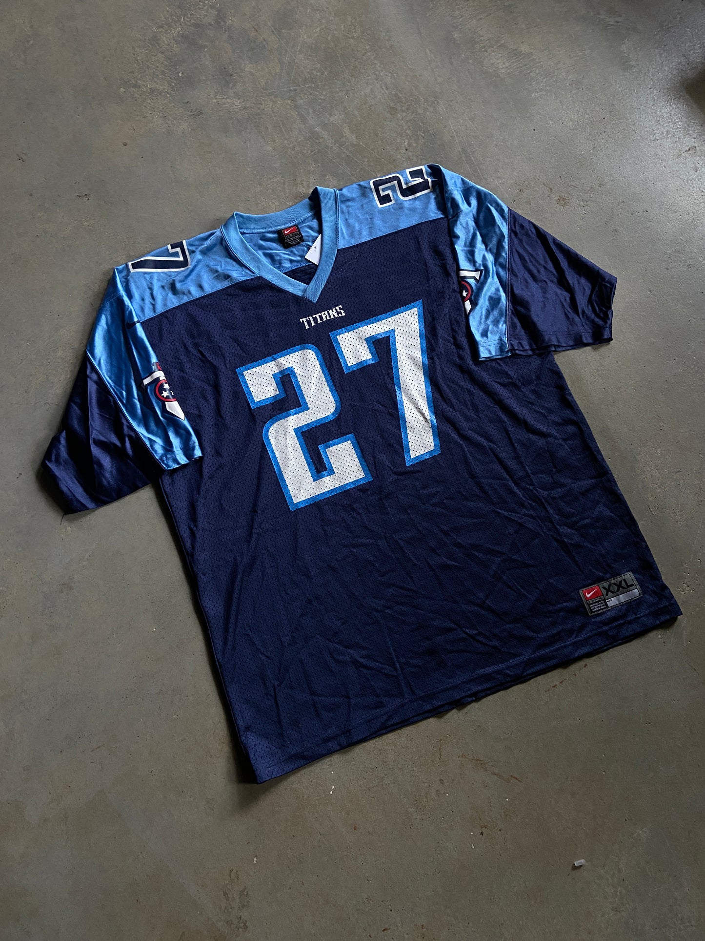 VTG Nike Tennessee Titans Eddie George Jersey Sz XXL