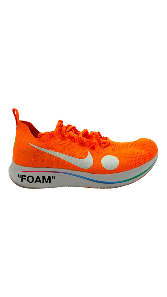 Preowned Nike Zoom Fly Mercurial Off-White Total Orange Sz 11M AO2115-800
