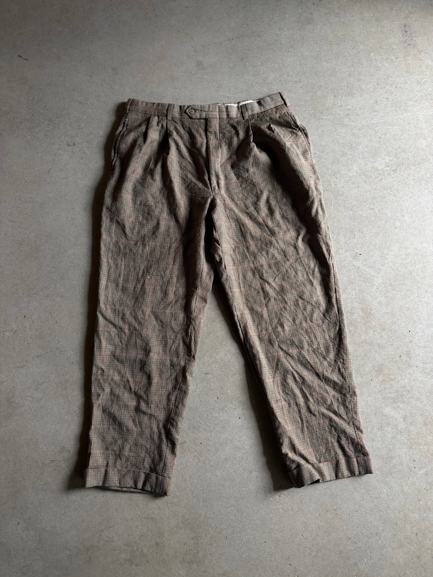 VTG Tommy Hilfiger Plaid Pants Sz 36x30