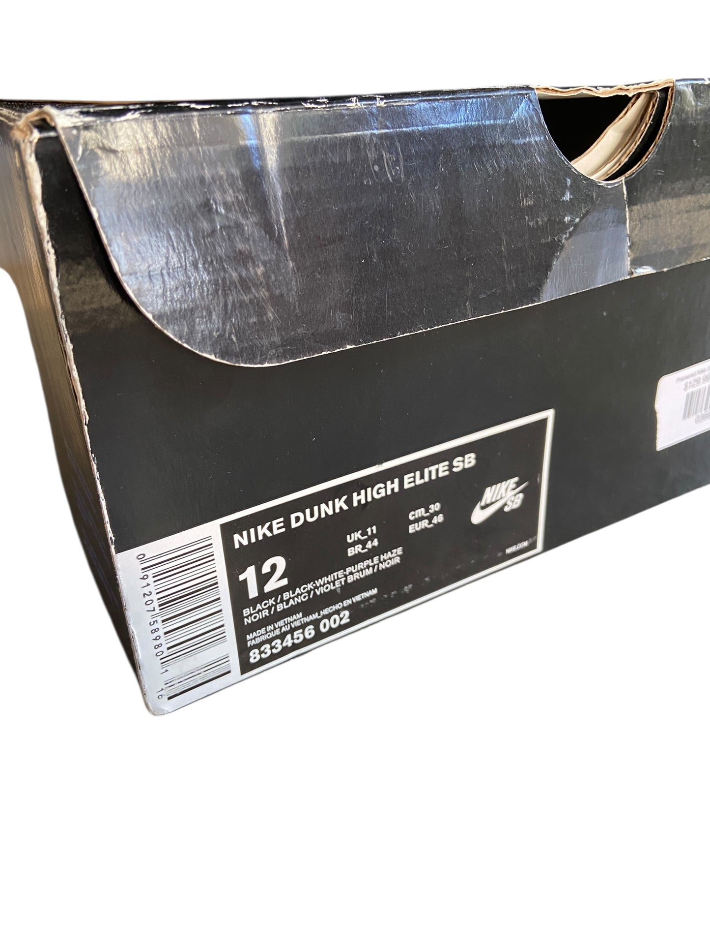 Preowned Nike SB Dunk High Purple Box Sz 12M/13.5W