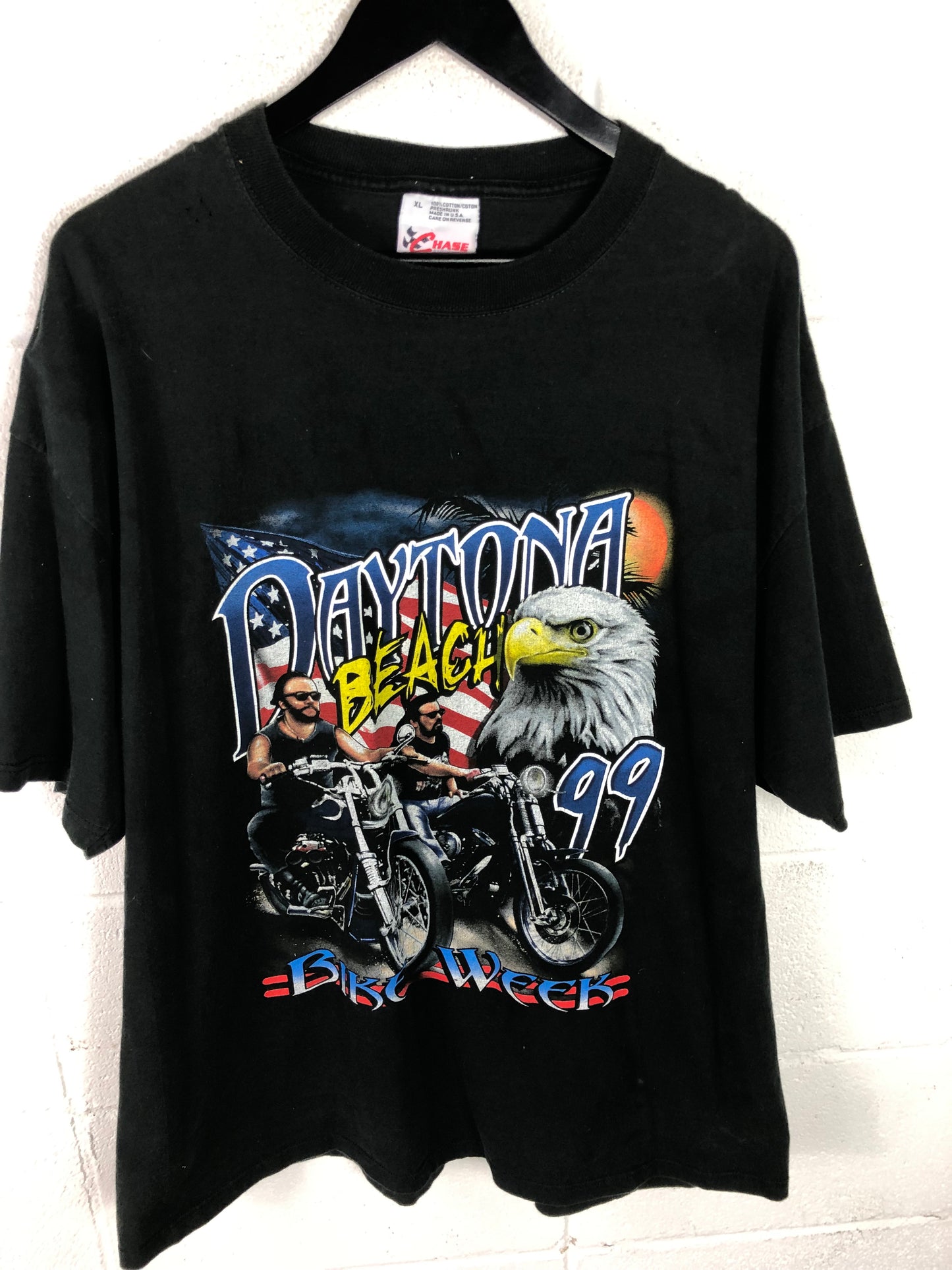 VTG Daytona Beach Bike Week 1999 Tee Sz XL