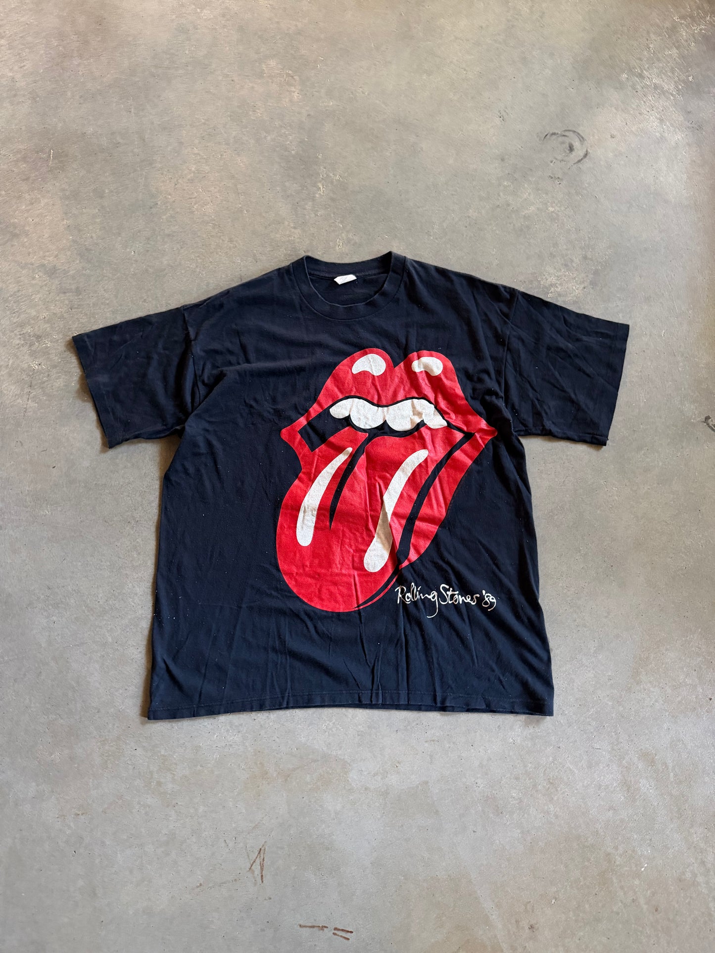 VTG Rolling Stones 1989 North American Tour Tee Sz L/XL