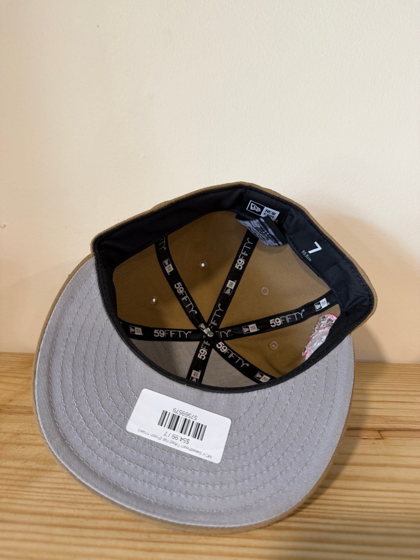 Music City Vintage Sweetheart Khaki Fitted Sz 7
