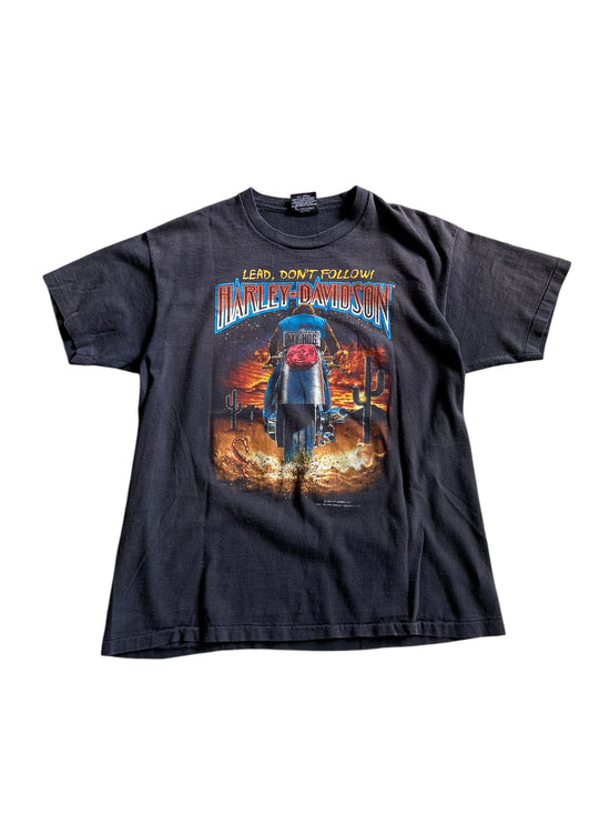 VTG Harley Davidson Lead Don't Follow Tee Sz L