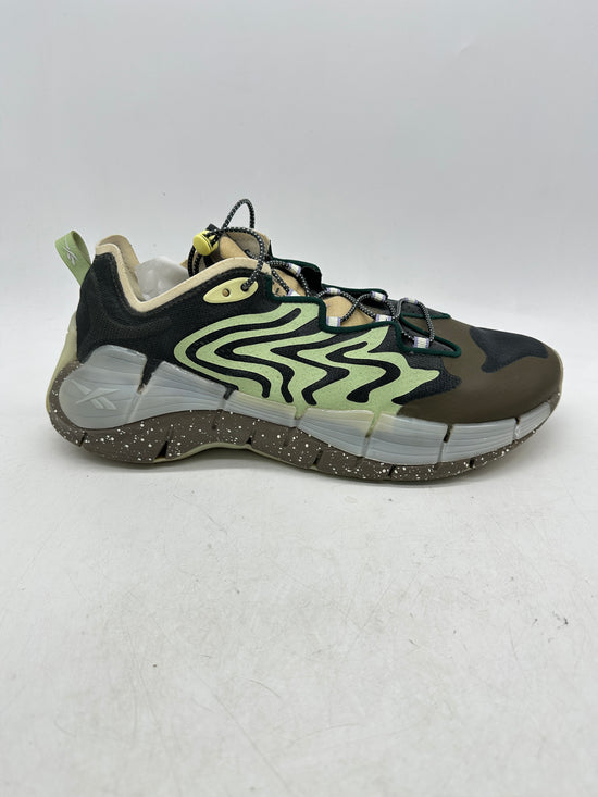 Preowned Brain Dead x Reebok Zig Kinetica 2 'Mad Science - Aloe Green' Sz 9.5/11W