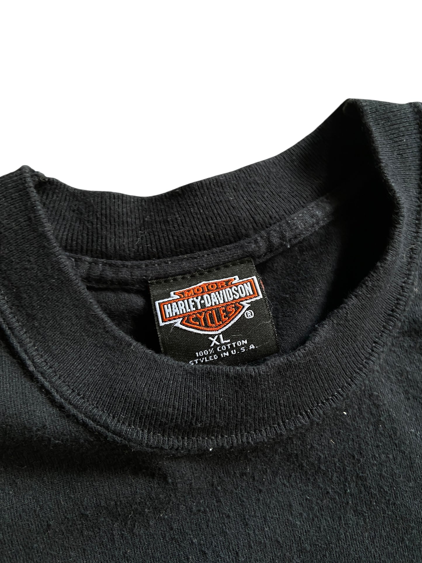 VTG Harley Davidson Eagle Lightning UAE Tee Sz XL