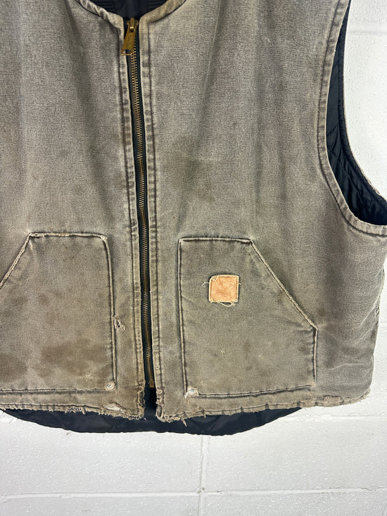 Thrashed Carhartt Vest Sz XL