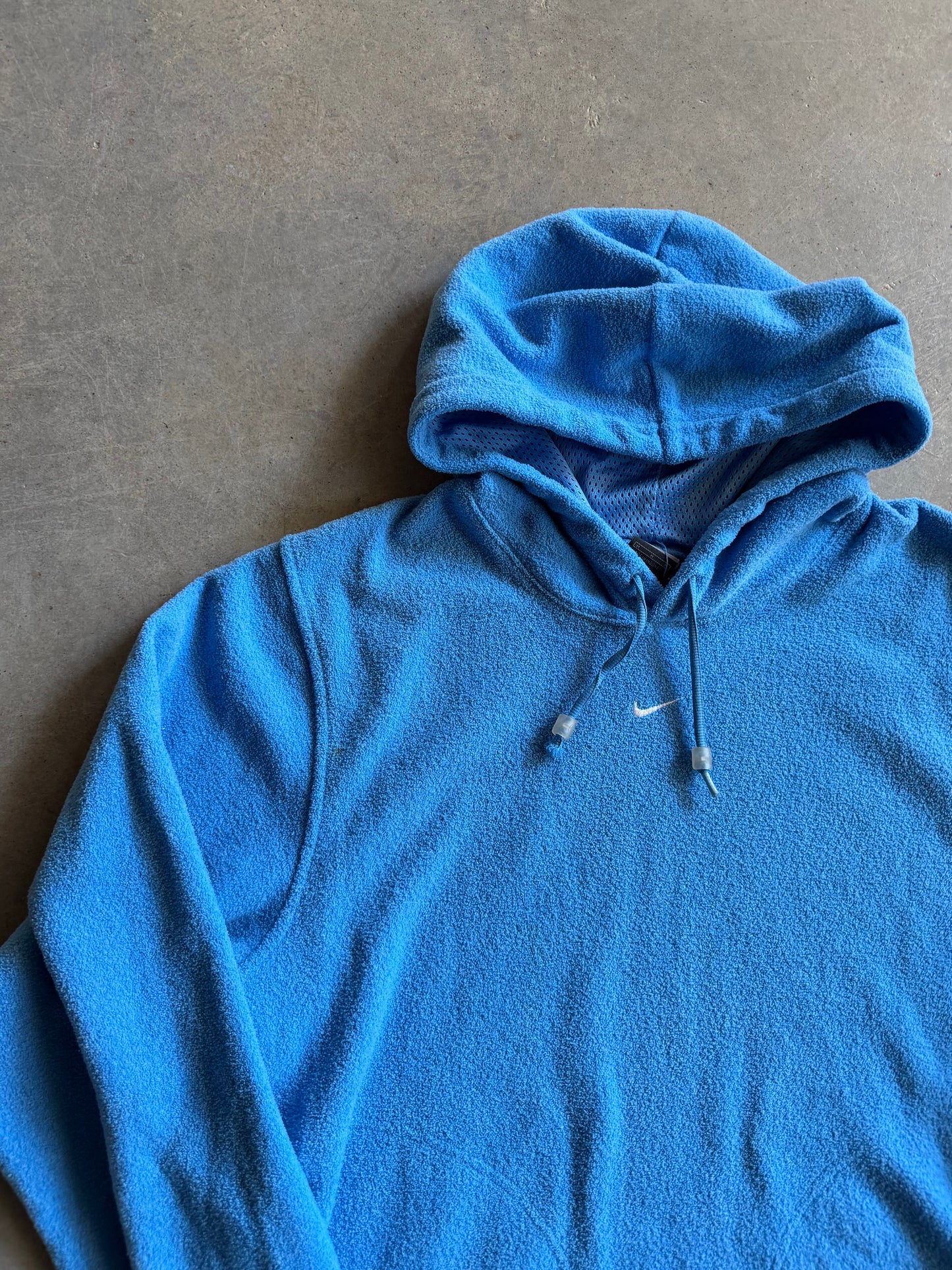 Nike Light Blue Fleece Hoodie Sz M
