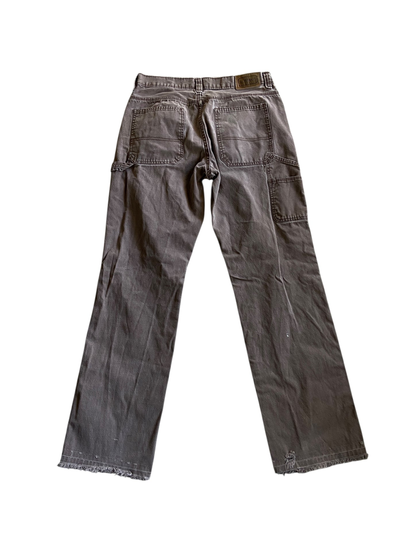 Y2K Faded Brown C.E Schmidt Carpenter Jeans Sz 34x34