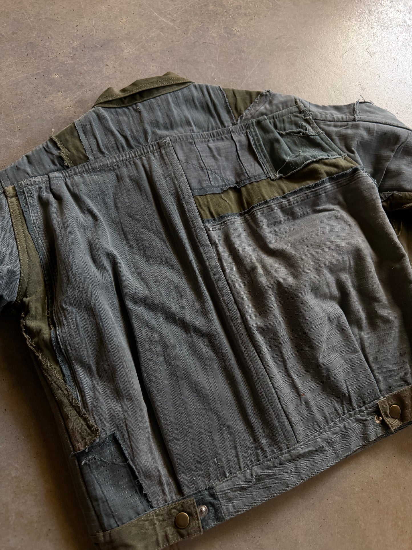 Reworked david turner Hot Crust Zombie Type 2 Jacket Sz M