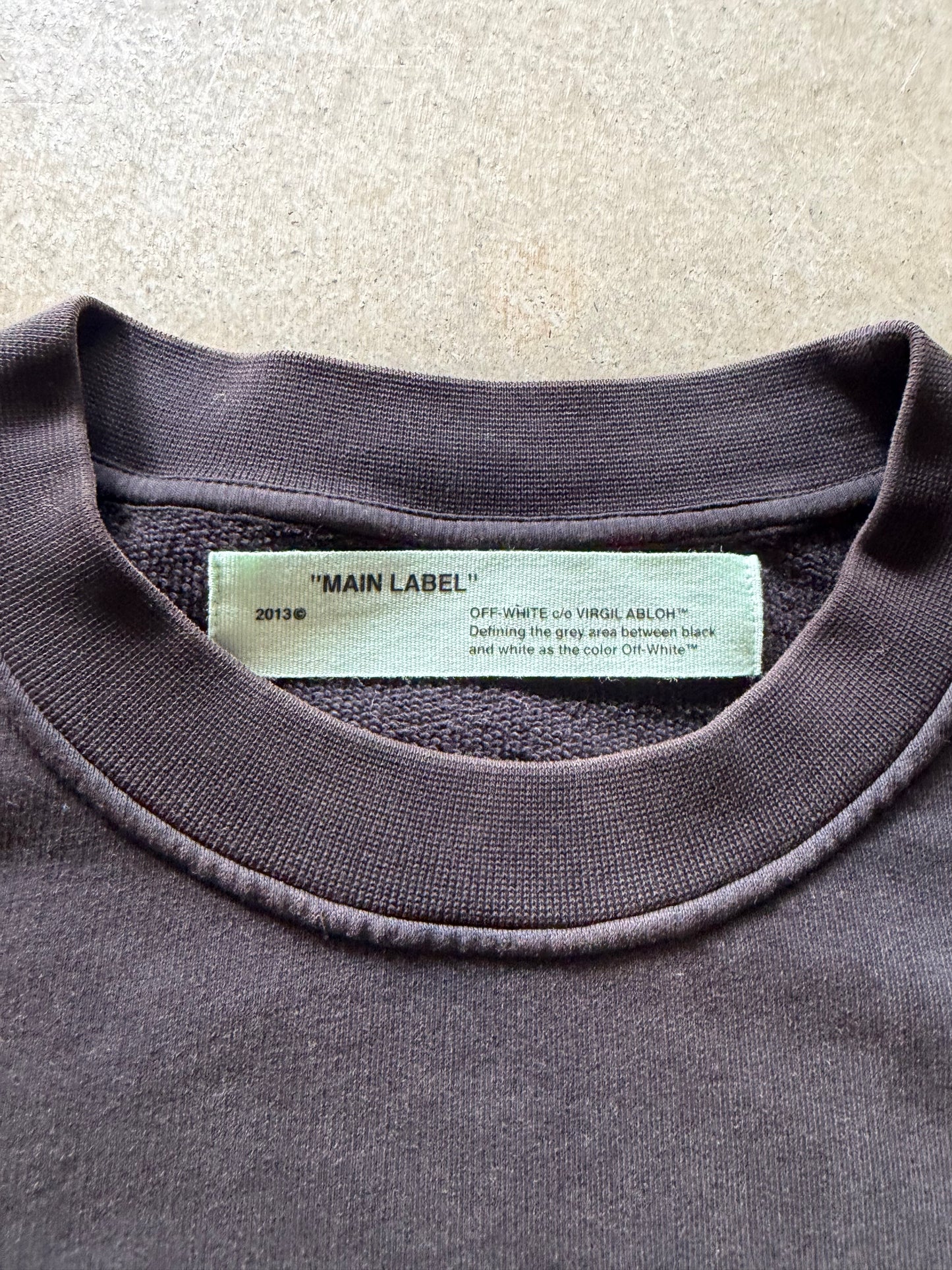 Off White Business Women Sweatshirt Sz L/XL