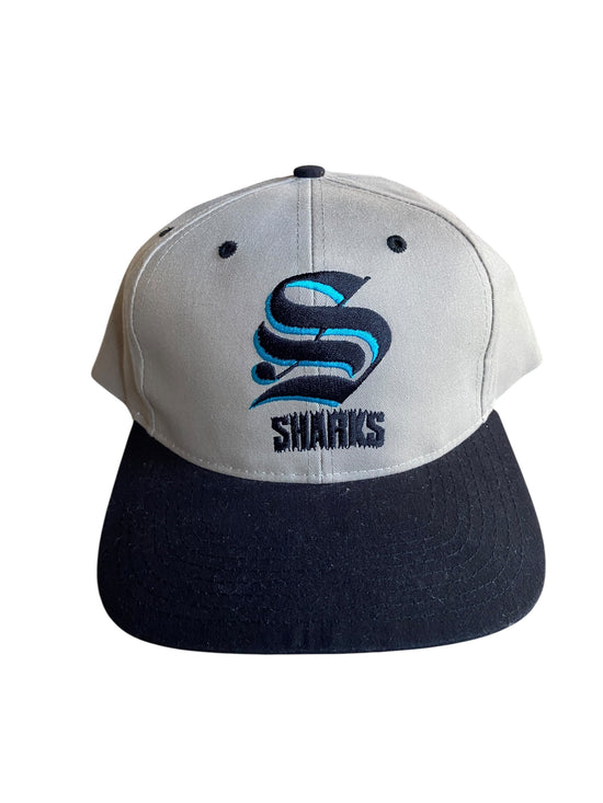 VTG San Jose Sharks S Logo Twins Hat