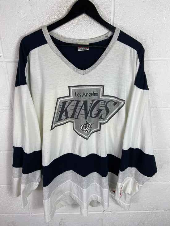 VTG Los Angeles Kings Hockey LS Shirt Sz 2XL