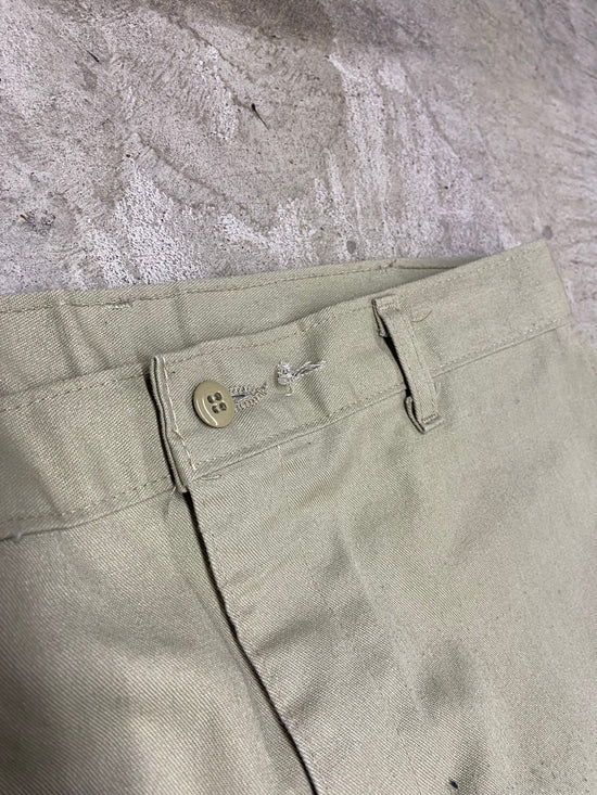 VTG Dickes Tan Cargo Chino Pants Sz 32x31