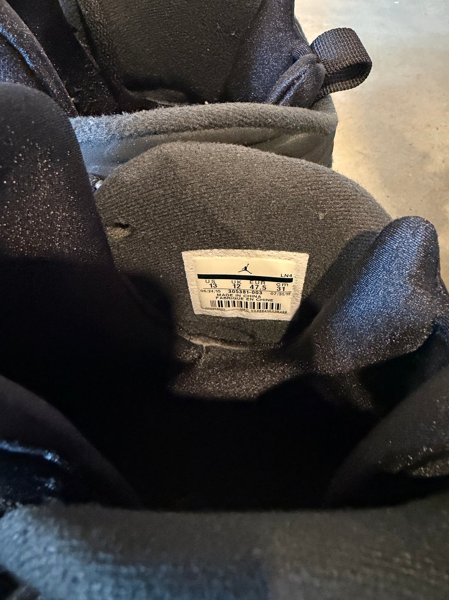 Jordan 8 Retro Chrome 2015 Sz 13M/14.5W