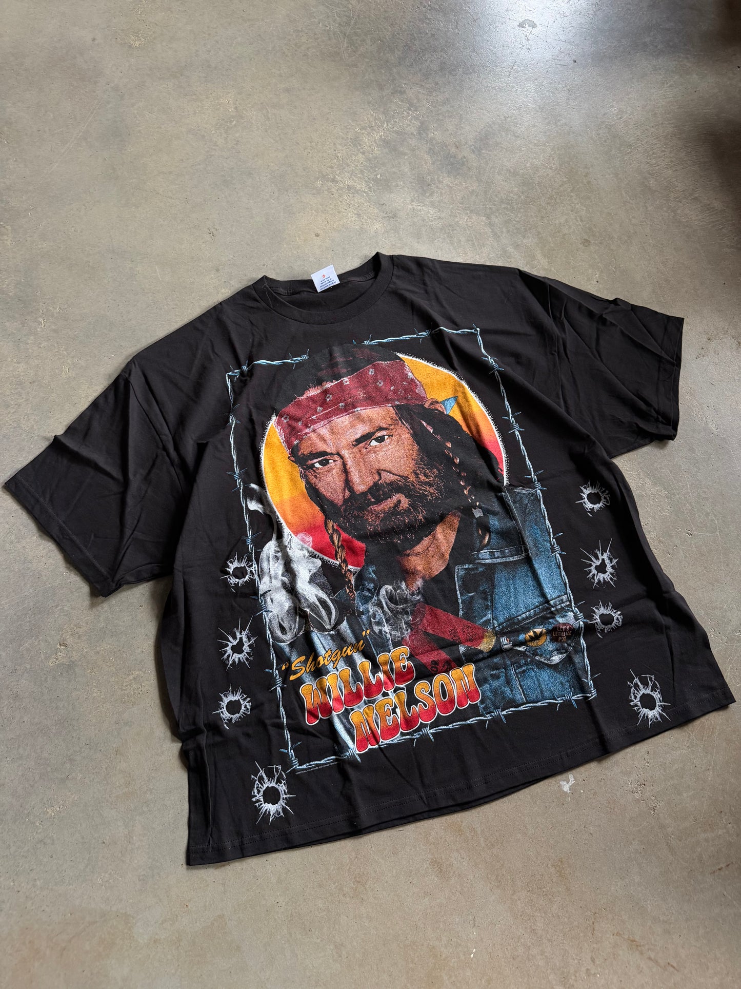 Backstock Co.  Shotgun Willie Orig. Fan Art Tee Sz 4XL