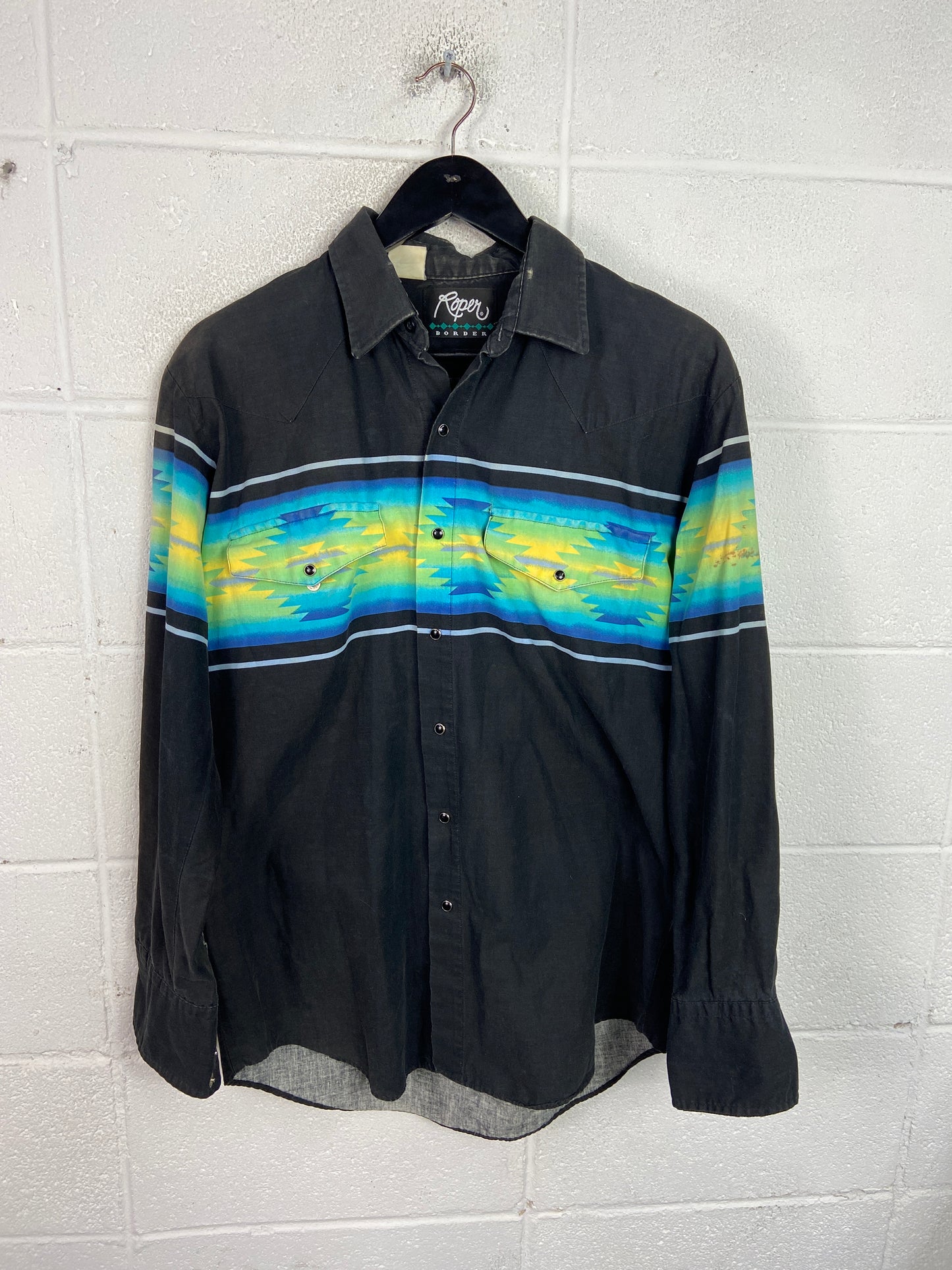VTG Roper Western Pearlsnap L/S Shirt Sz XL