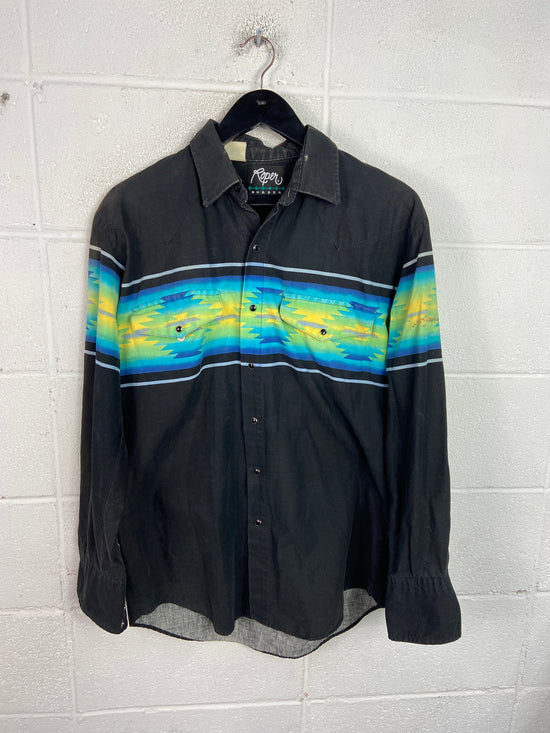 VTG Roper Western Pearlsnap L/S Shirt Sz XL
