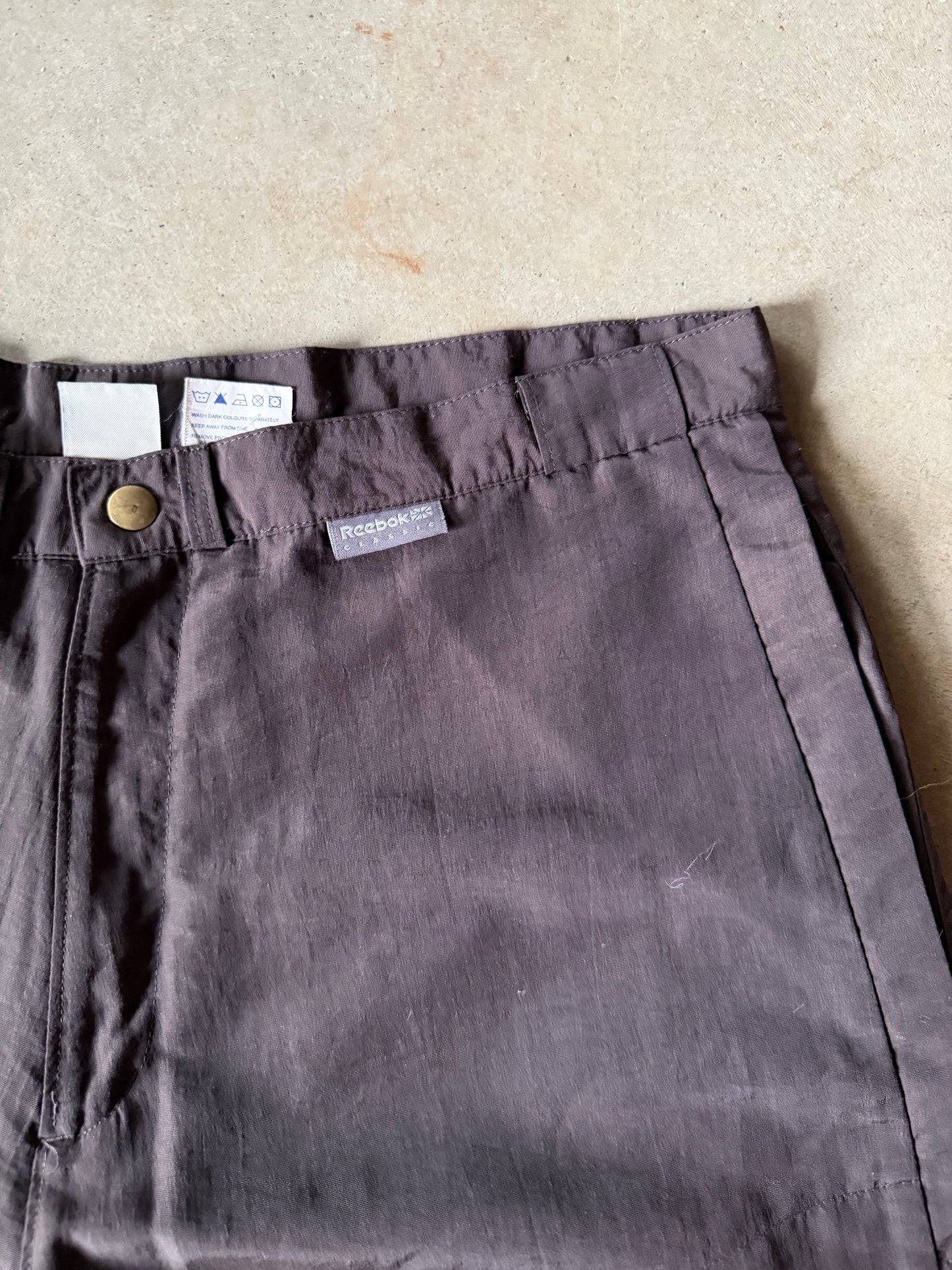 Reebok UK Gray Track Pants Sz L