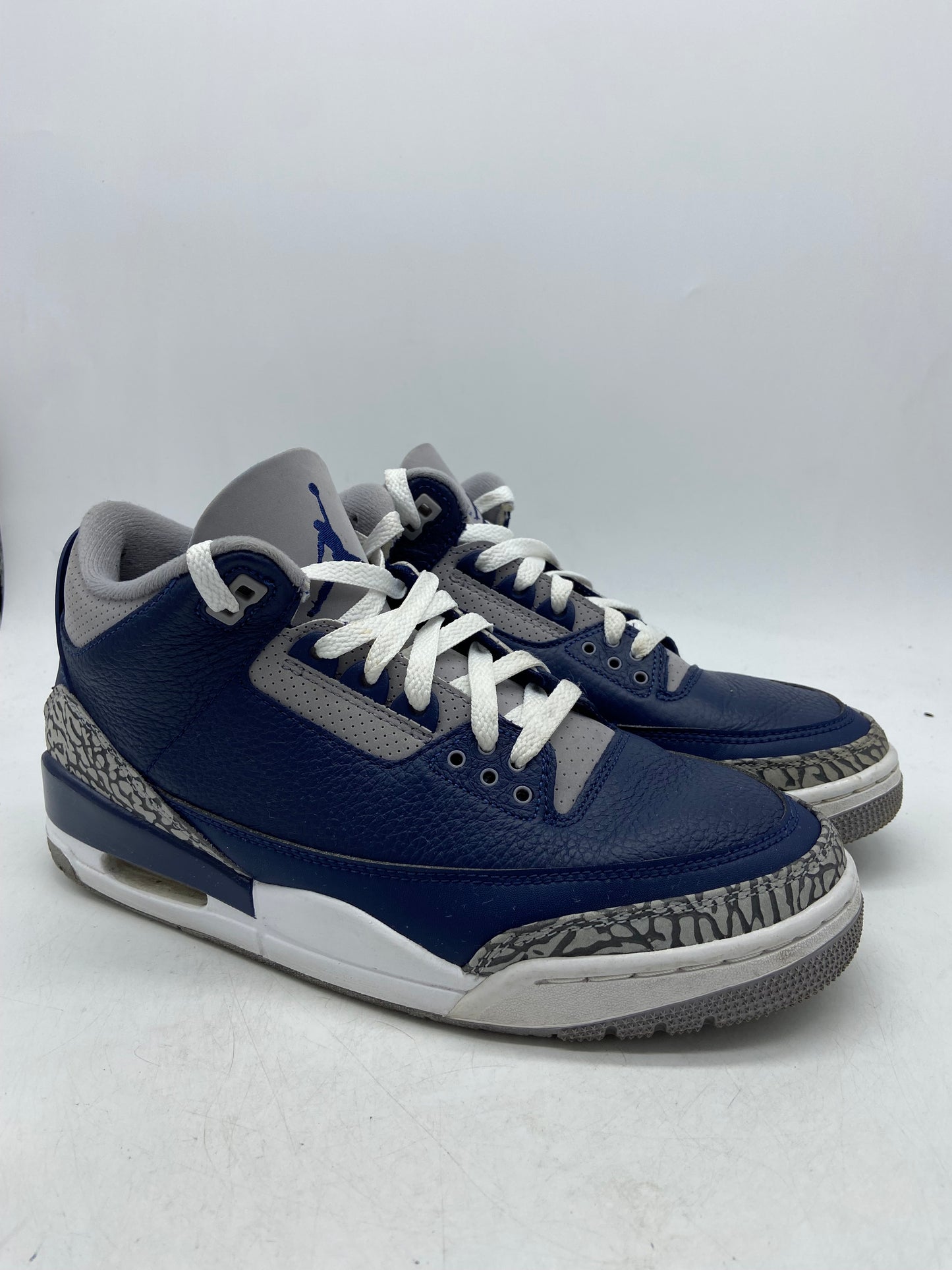 Preowned Jordan 3 Retro Georgetown (2021) Sz 9M/10.5W - CT8532-401