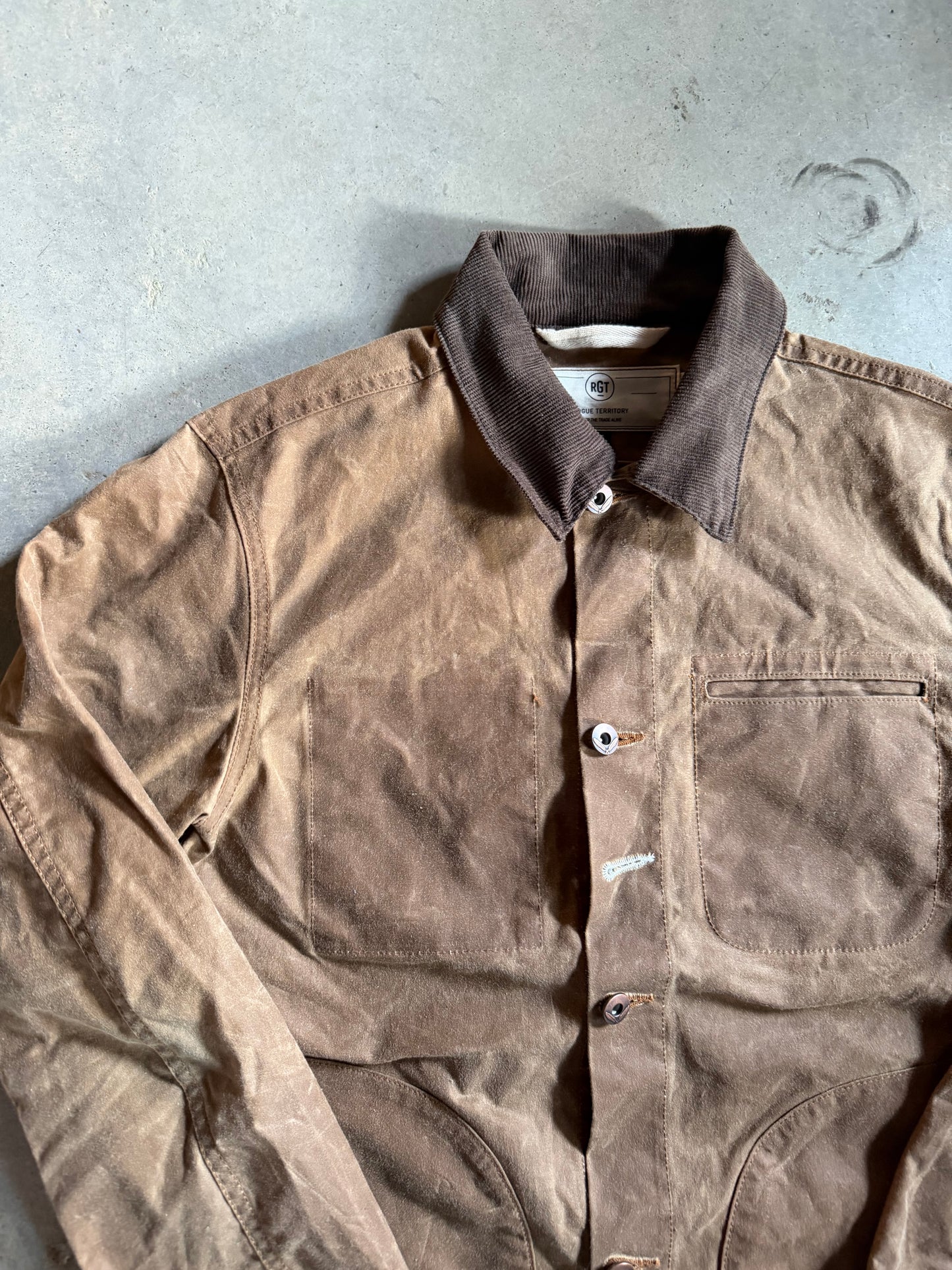 Rogue Territory Keep The Trade Alive Wax Jacket Sz M