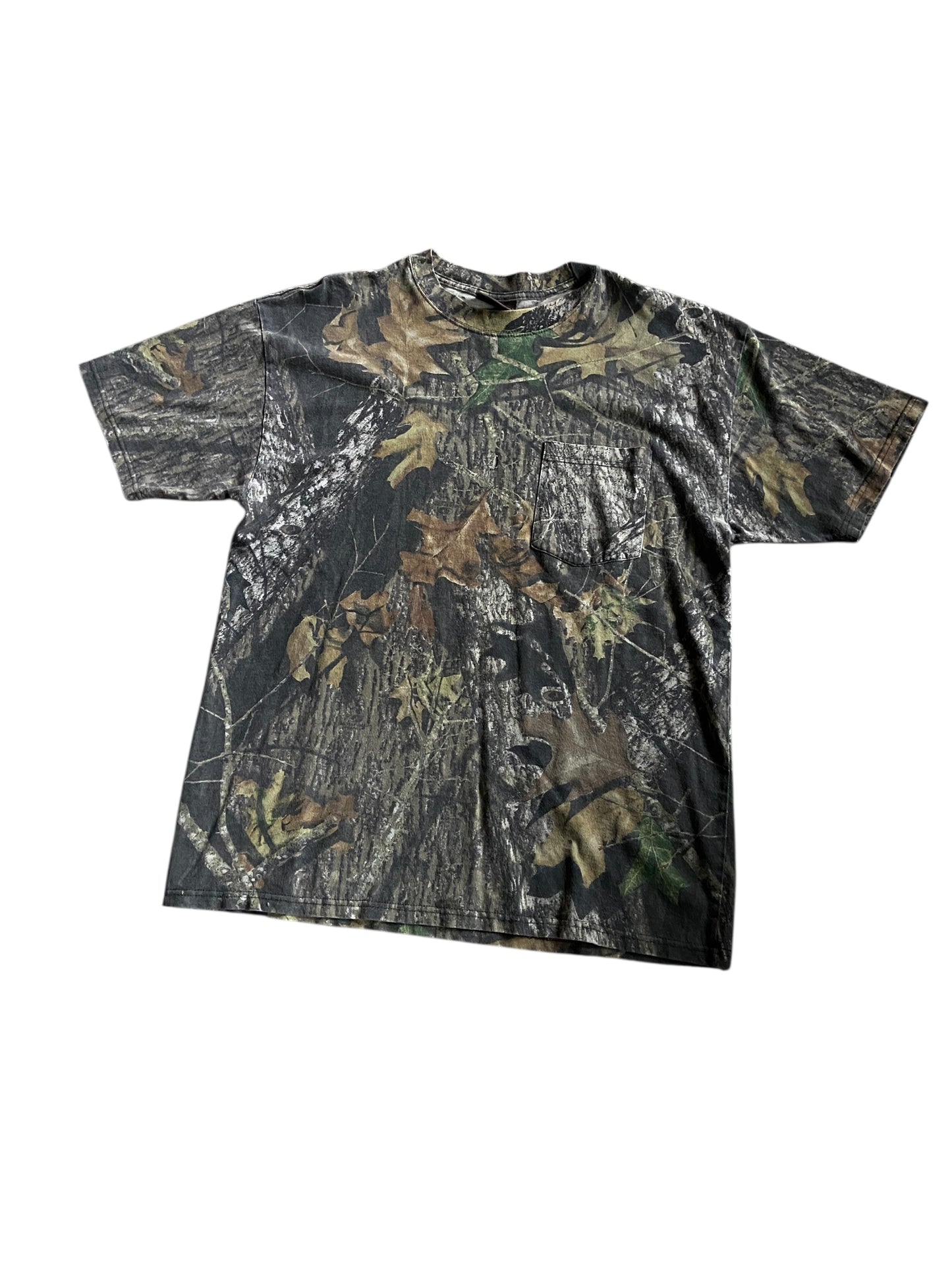 VTG Jerzees Outdoors Camo Pocket Tee Sz XL