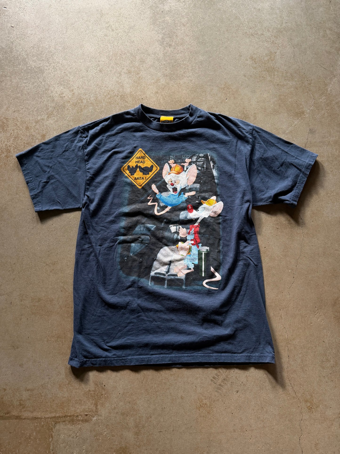 VTG Animaniacs Hard Head Area Tee Sz L/XL