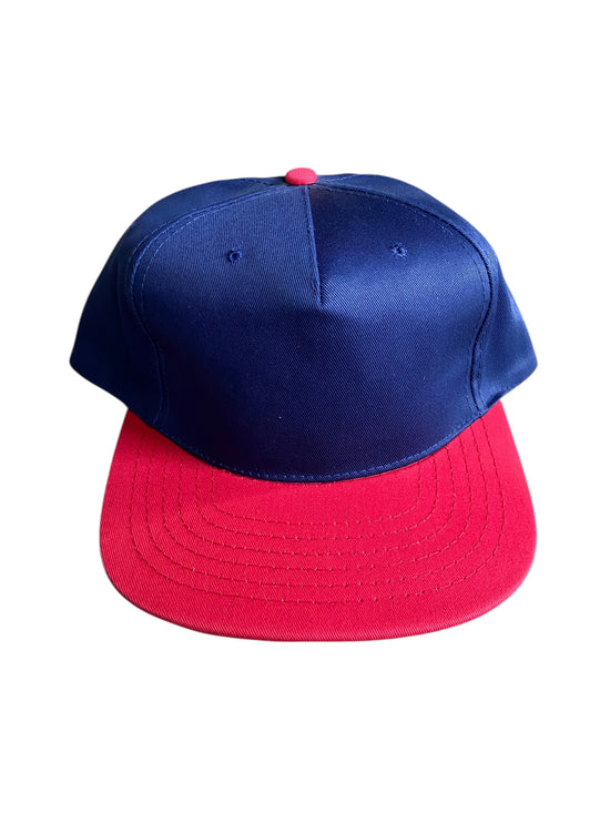 VTG AJM Navy Blue/Red Snapback Hat