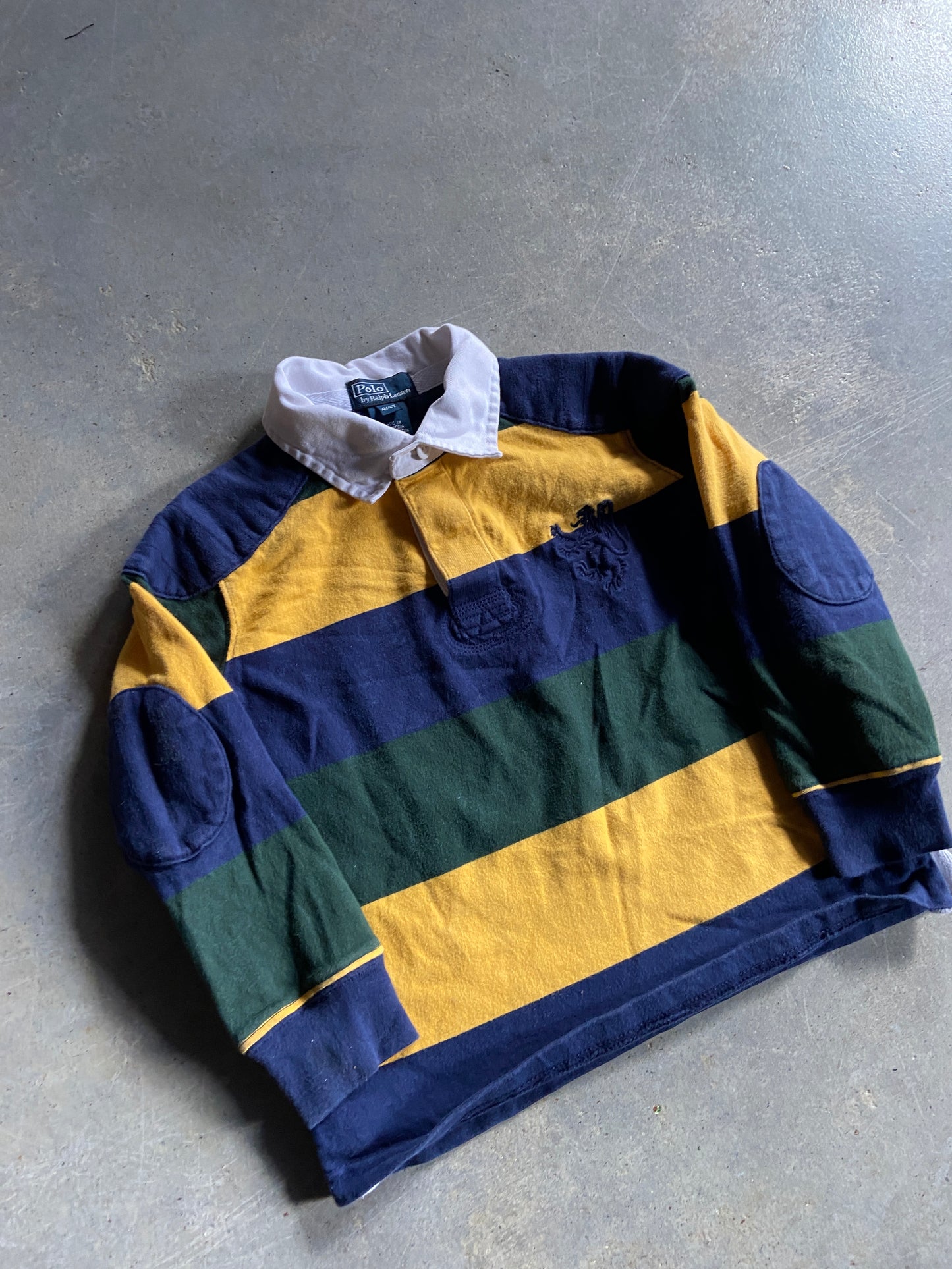 VTG Toddler Polo Ralph Lauren Rugby Shirt Sz 4T
