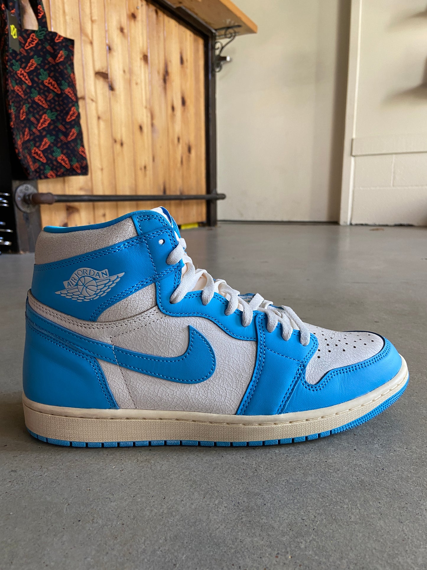 Preowned Jordan 1 Retro High OG UNC Reimagined Sz 11.5M/13W