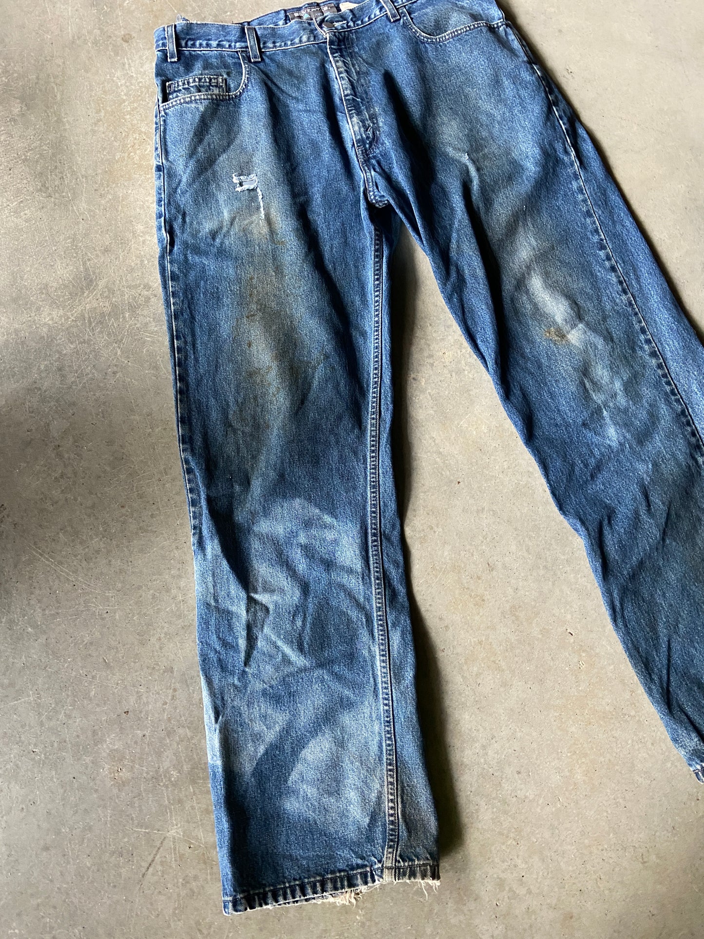 VTG Levi's Silvertab Denim Jeans Sz 36x33