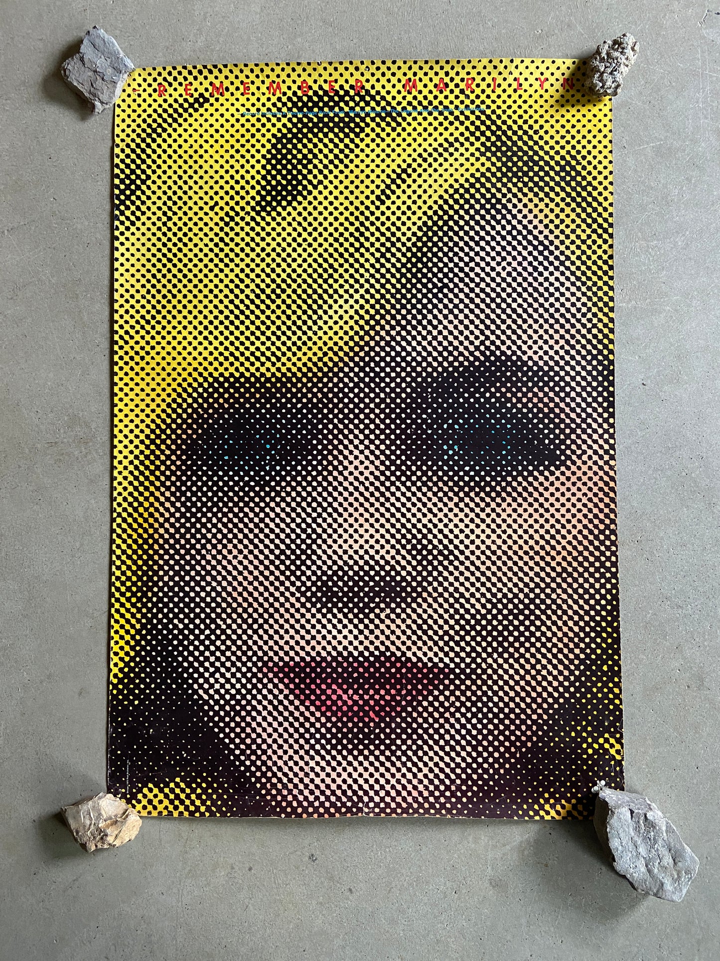 Vintage 1972 "Remember Marilyn Monroe" Poster by Paul Bruhwiler - 20th Century