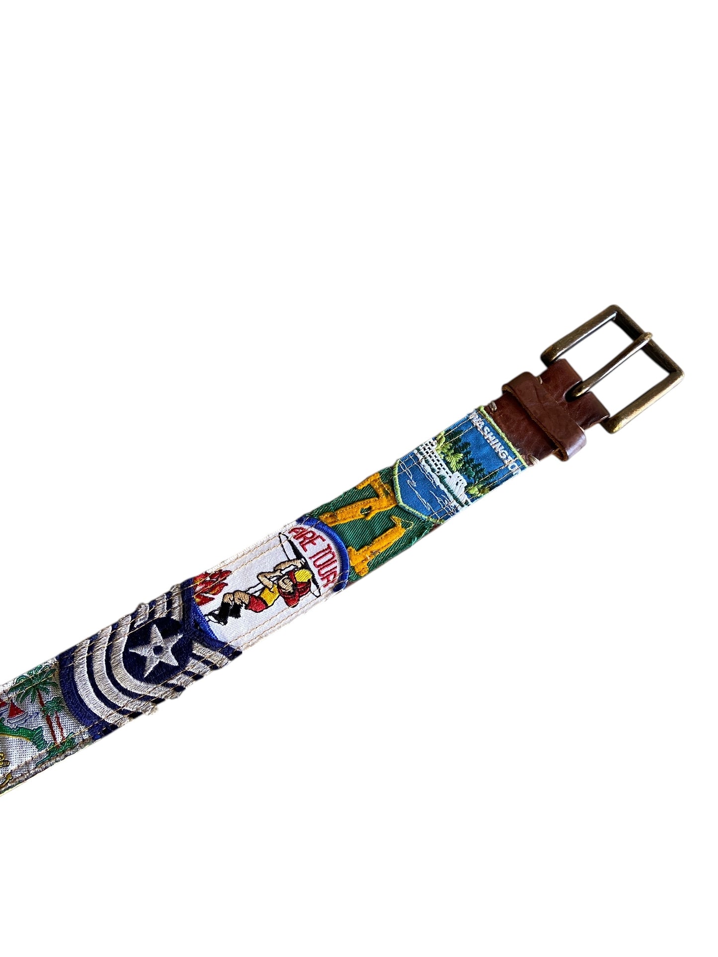 david turner WASHINGTON CRUST SOUVENIR BELT Sz 40