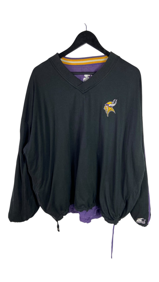 VTG Starter Reversible Minnesota Vikings Pullover Sz XXL