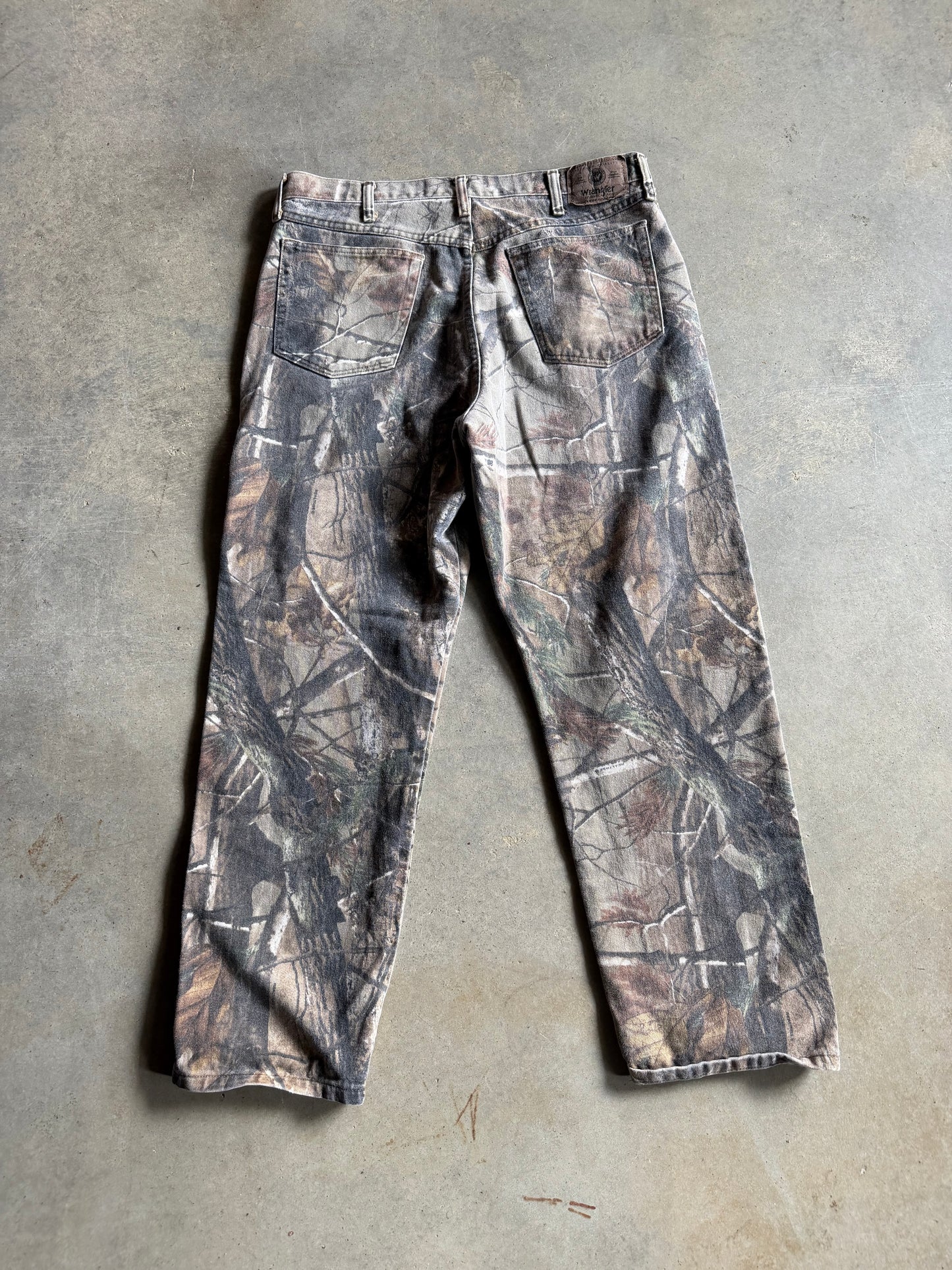 VTG Wrangler Camo Pants Sz 36x32