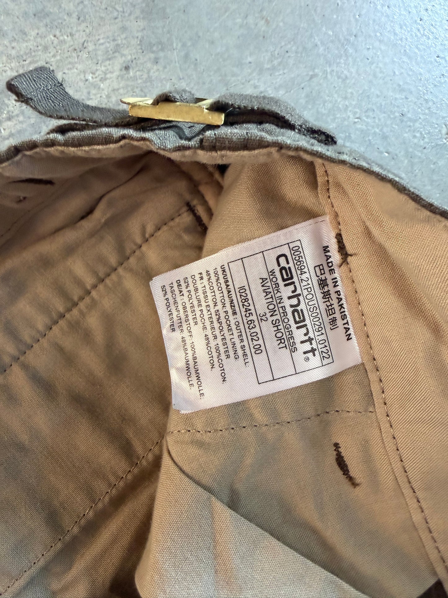 Carhartt WIP Aviation Short Sz 32