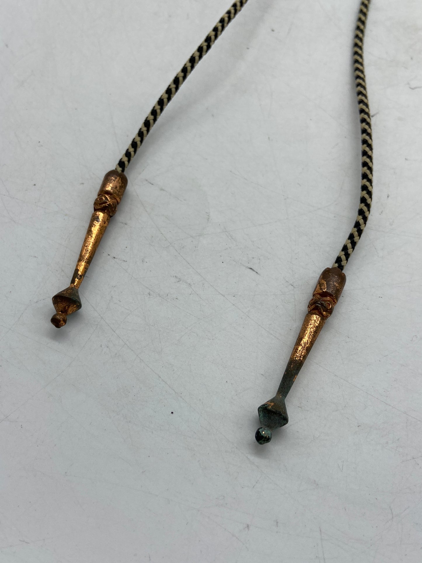 VTG Copper Southwestern Bird Bolo Tie